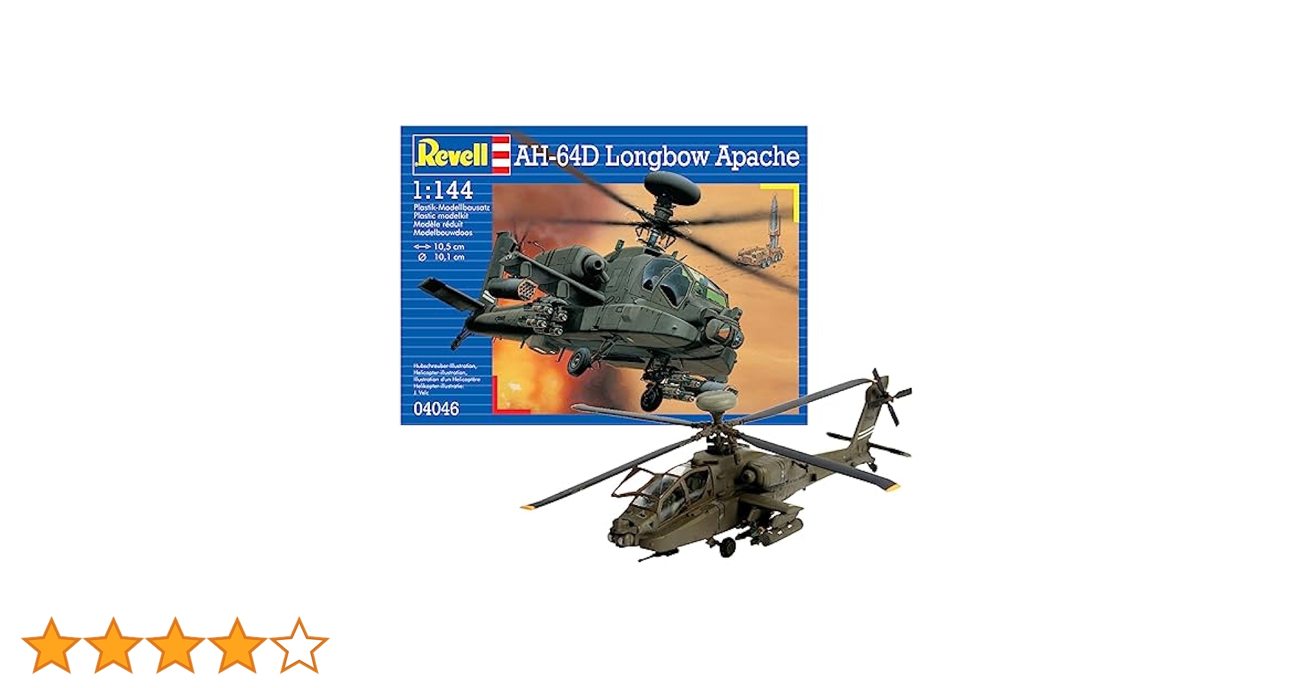 Amazon | ドイツレベル 1/144 AH-64D ロングボウ アパッチ 04046